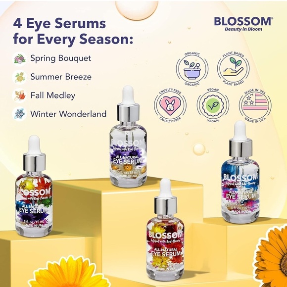 Blossom All Natural Eye Serum with Essential Oils, 0.5 fl. oz., Summer Breeze - Picture 4 of 6
